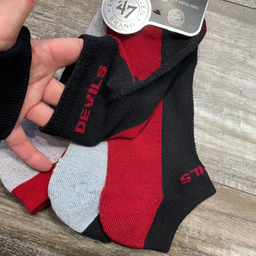 Devils 3 Pack Socks - Picture 4 of 5